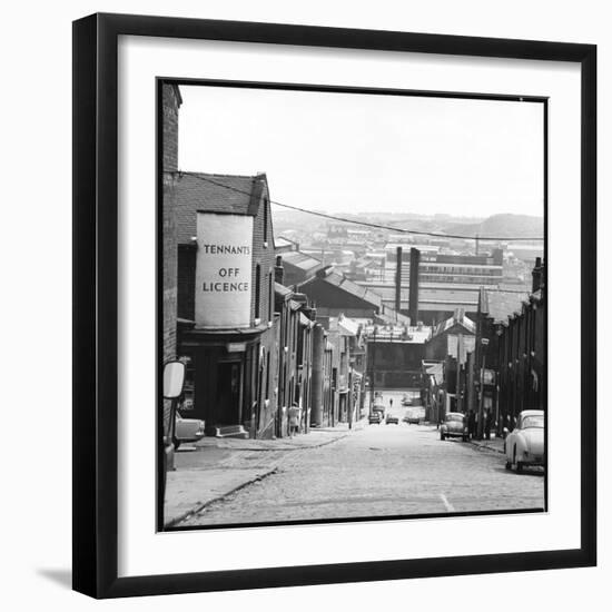 A Sheffield Street Scene-Henry Grant-Framed Photographic Print