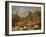 A Shepherd and His Flock by a Tavern (Oil on Canvas)-David the Younger Teniers-Framed Giclee Print