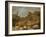 A Shepherd and His Flock by a Tavern (Oil on Canvas)-David the Younger Teniers-Framed Giclee Print