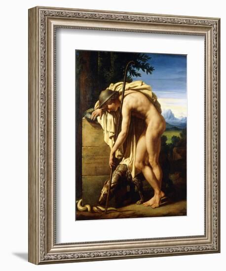 A Shepherd Weeping on a Tomb Erected to a Gnat, 1808-Felix Boisselier-Framed Giclee Print