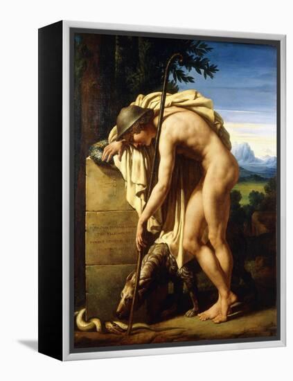 A Shepherd Weeping on a Tomb Erected to a Gnat, 1808-Felix Boisselier-Framed Premier Image Canvas