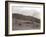 A Shepherd with His Border Collie Sheep Dogs Checks His Flock Somewhere on the Cumbrian Hills, 1935-null-Framed Photographic Print