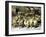 A Shepherd with his Flock-Heinrich Zugel-Framed Giclee Print