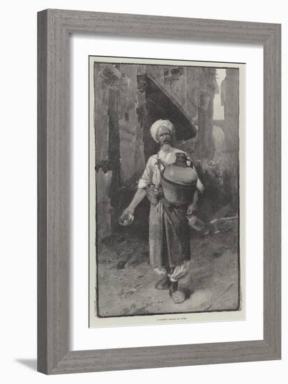 A Sherbet Seller at Cairo-George L. Seymour-Framed Giclee Print