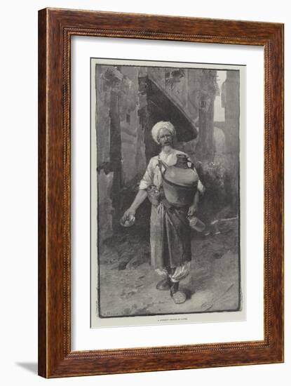 A Sherbet Seller at Cairo-George L. Seymour-Framed Giclee Print