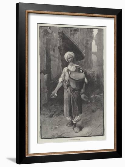 A Sherbet Seller at Cairo-George L. Seymour-Framed Giclee Print