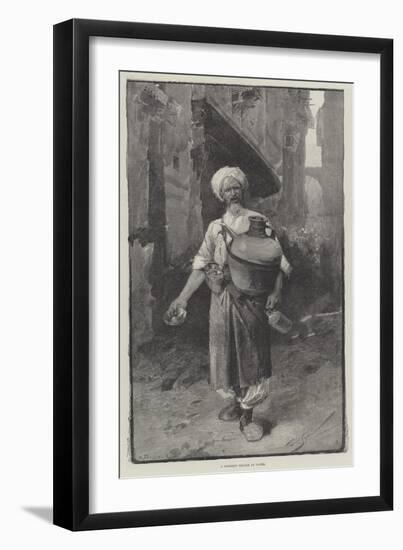 A Sherbet Seller at Cairo-George L. Seymour-Framed Giclee Print