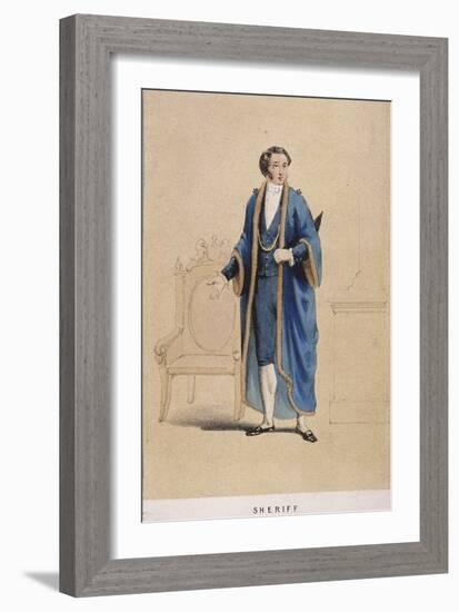 A Sheriff, 1855-Day & Son-Framed Giclee Print