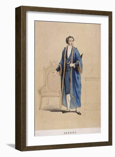 A Sheriff, 1855-Day & Son-Framed Giclee Print