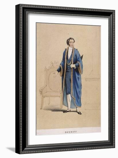 A Sheriff, 1855-Day & Son-Framed Giclee Print