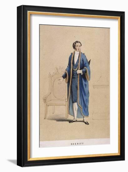 A Sheriff, 1855-Day & Son-Framed Giclee Print