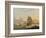 A Ship of the Line Off Plymouth, 1817-Thomas Luny-Framed Premium Giclee Print