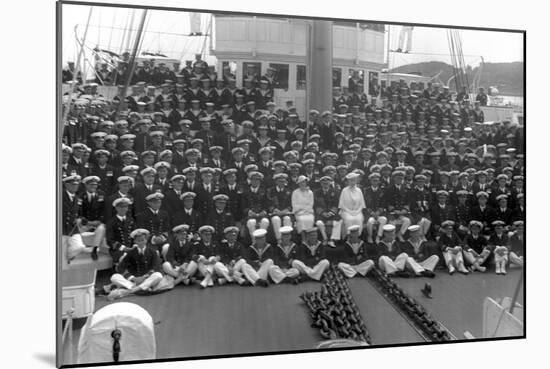 A Ship's Crew on Deck, Early 20th Century-null-Mounted Giclee Print