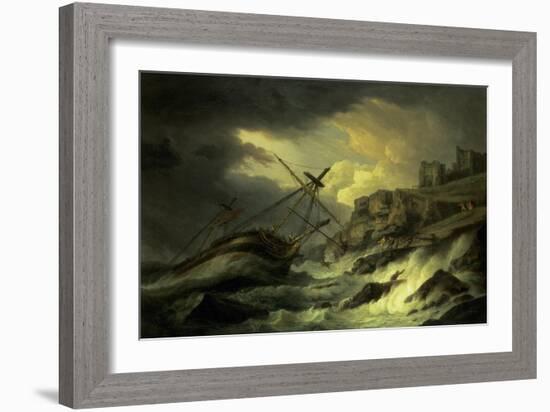 A Shipwreck, Said to be "The Dutton"-Thomas Luny-Framed Giclee Print