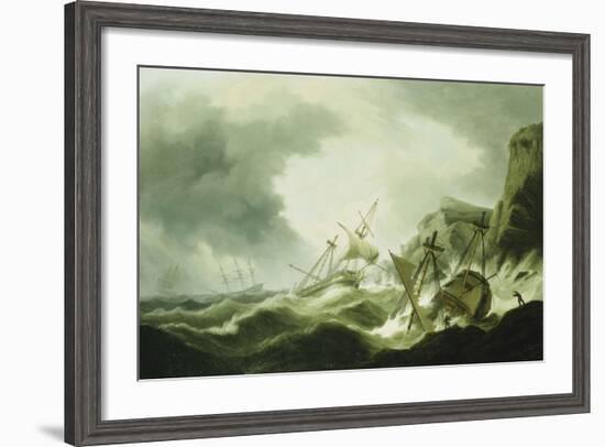 A Shipwreck-Thomas Luny-Framed Giclee Print