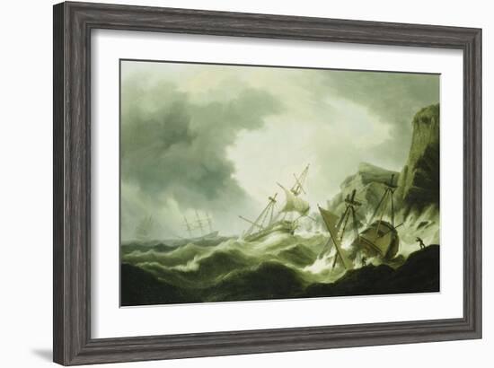 A Shipwreck-Thomas Luny-Framed Giclee Print