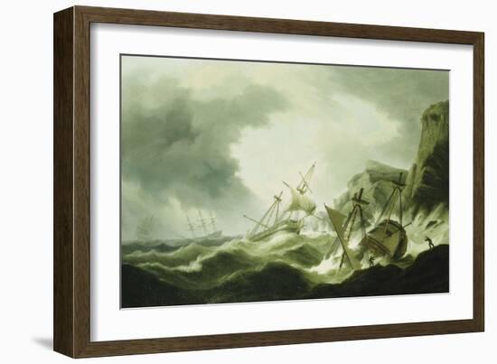 A Shipwreck-Thomas Luny-Framed Giclee Print