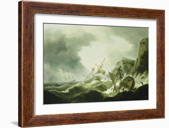 A Shipwreck-Thomas Luny-Framed Giclee Print