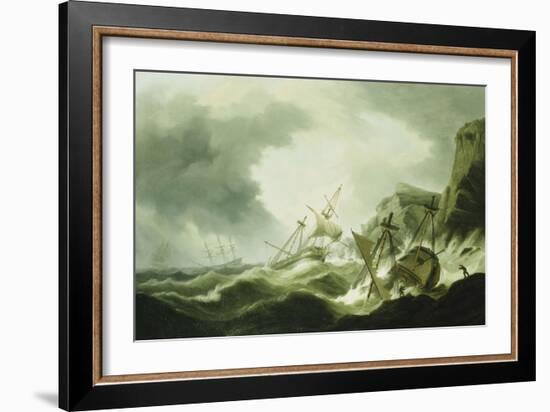 A Shipwreck-Thomas Luny-Framed Giclee Print