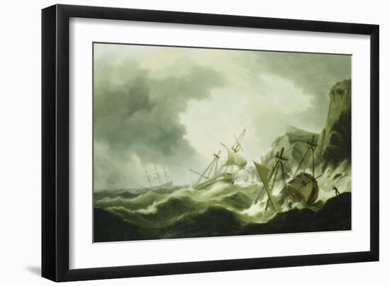 A Shipwreck-Thomas Luny-Framed Giclee Print