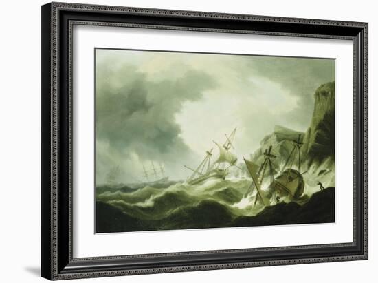 A Shipwreck-Thomas Luny-Framed Giclee Print