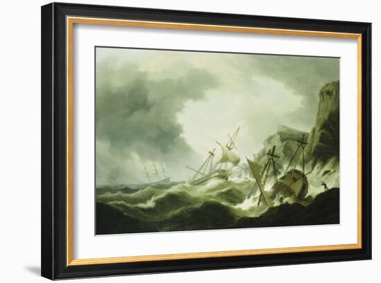 A Shipwreck-Thomas Luny-Framed Giclee Print