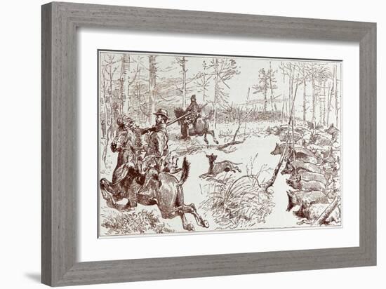 A Shooting Excursion in Turkey-null-Framed Giclee Print