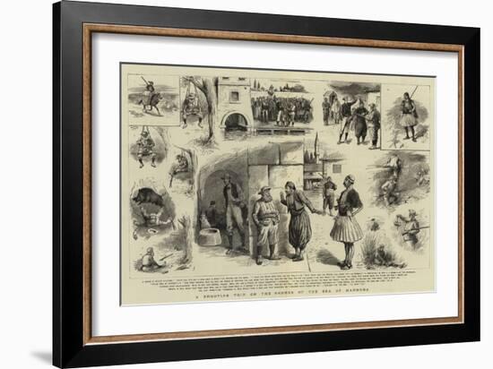 A Shooting Trip on the Shores of the Sea of Marmora-null-Framed Giclee Print