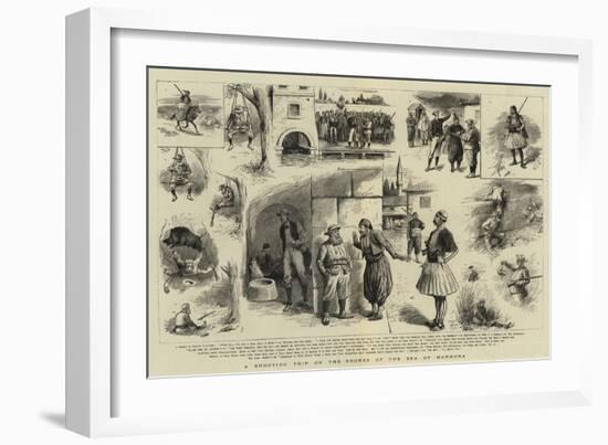 A Shooting Trip on the Shores of the Sea of Marmora-null-Framed Giclee Print