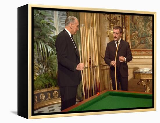 A Shot In The Dark, George Sanders, Peter Sellers, 1964-null-Framed Stretched Canvas