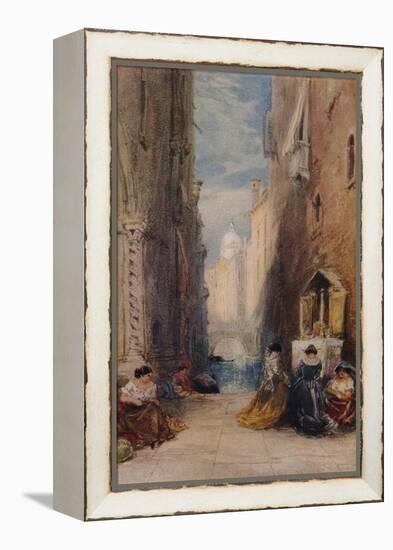 A Shrine In Venice, c1820-1870, (1924)-James Holland-Framed Premier Image Canvas