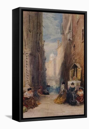 A Shrine In Venice, c1820-1870, (1924)-James Holland-Framed Premier Image Canvas