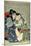 A 'Shunga' (Erotic Print), from 'Manpoku Wago-Jin': Seated Lovers, 1821-Katsushika Hokusai-Mounted Giclee Print