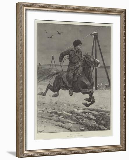 A Siberian Cossack-Richard Caton Woodville II-Framed Giclee Print