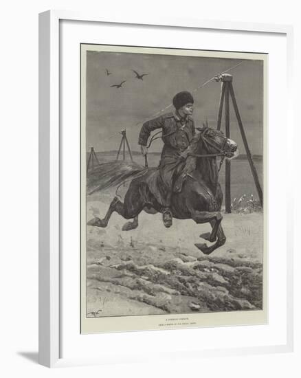 A Siberian Cossack-Richard Caton Woodville II-Framed Giclee Print