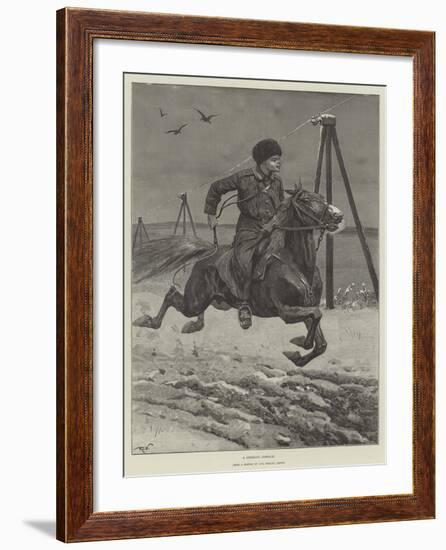 A Siberian Cossack-Richard Caton Woodville II-Framed Giclee Print