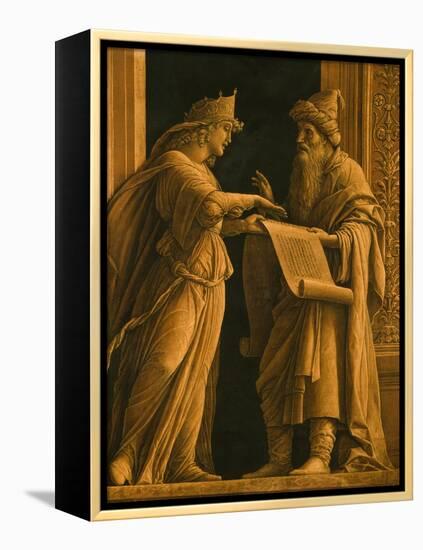 A Sibyl and a Prophet, C.1495-Andrea Mantegna-Framed Premier Image Canvas