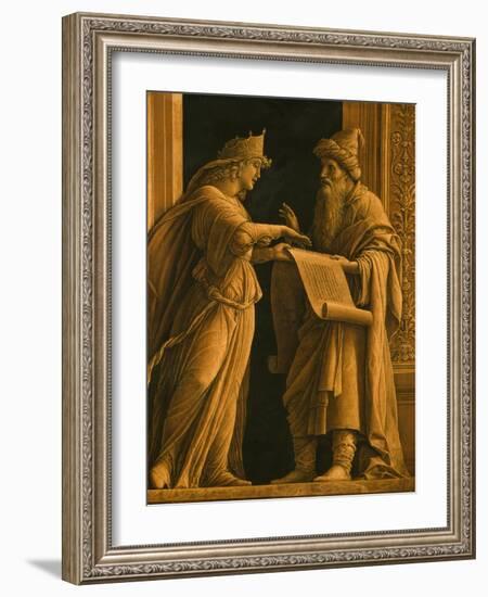 A Sibyl and a Prophet, C.1495-Andrea Mantegna-Framed Giclee Print