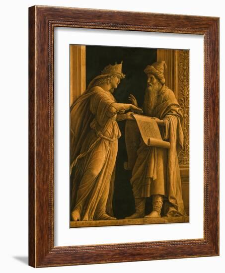 A Sibyl and a Prophet, C.1495-Andrea Mantegna-Framed Giclee Print