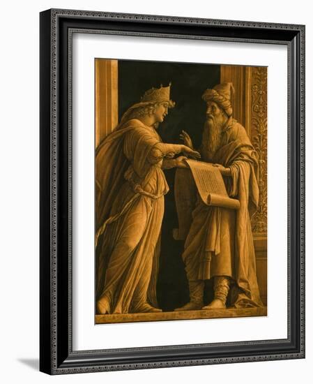 A Sibyl and a Prophet, C.1495-Andrea Mantegna-Framed Giclee Print