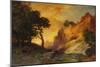 A Side Canyon, Grand Canyon, Arizona, 1905 (Oil on Board)-Thomas Moran-Mounted Giclee Print