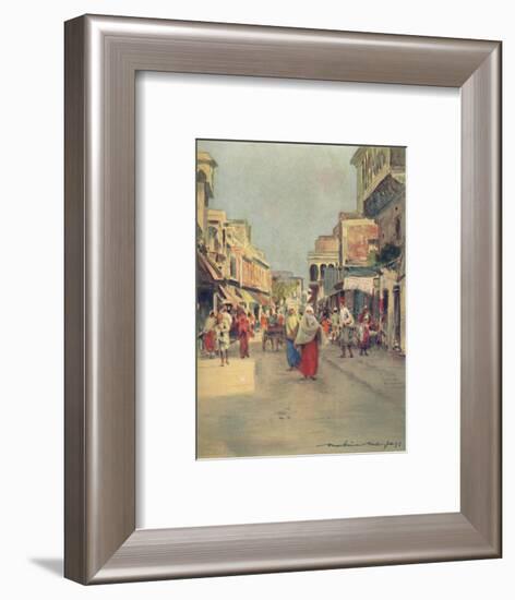 'A Side Street in Agra', 1905-Mortimer Luddington Menpes-Framed Giclee Print