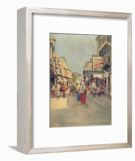 'A Side Street in Agra', 1905-Mortimer Luddington Menpes-Framed Giclee Print