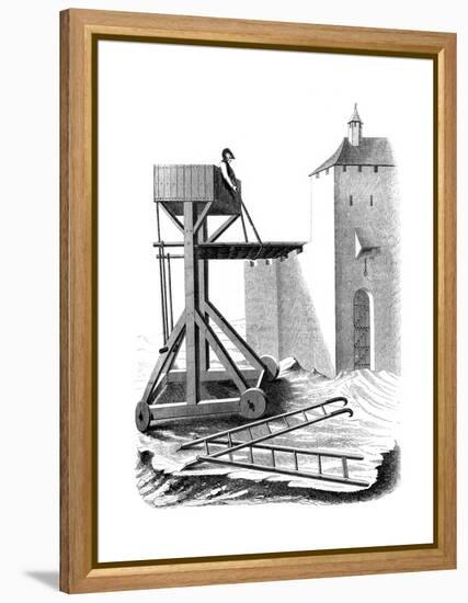 A Siege Assault Platform, 15th Century-null-Framed Premier Image Canvas