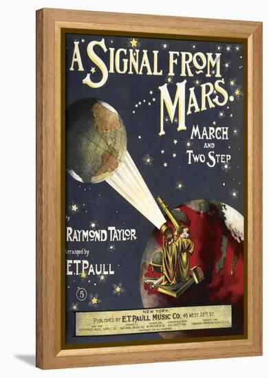 A Signal From Mars-Raymond Taylor-Framed Premier Image Canvas