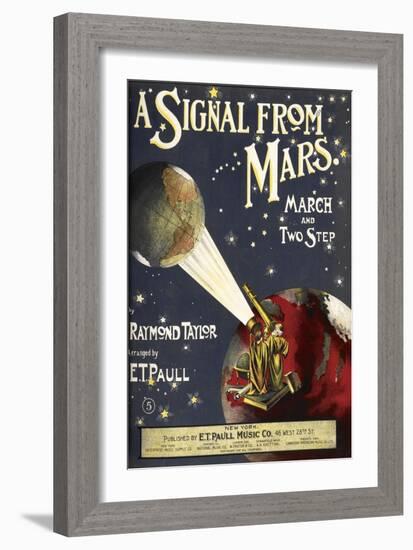 A Signal From Mars-Raymond Taylor-Framed Giclee Print