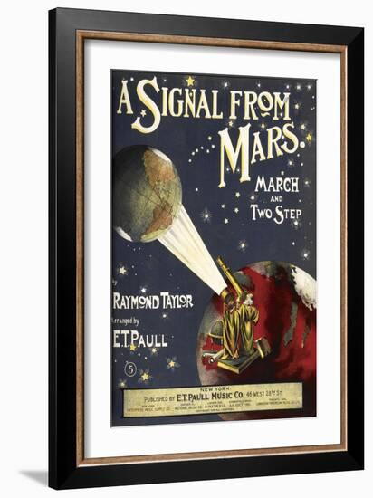 A Signal From Mars-Raymond Taylor-Framed Giclee Print