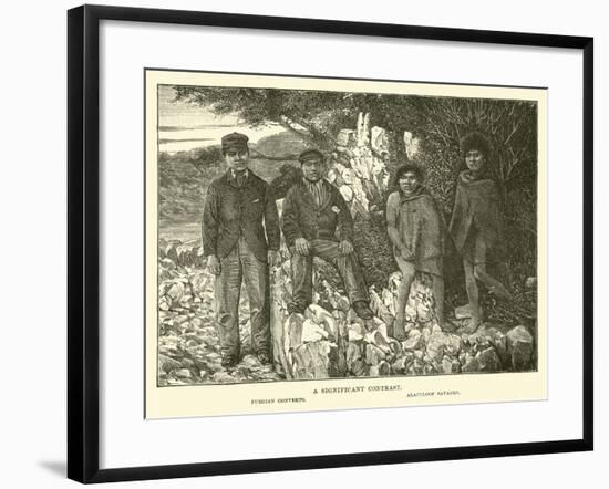 A Significant Contrast-null-Framed Giclee Print