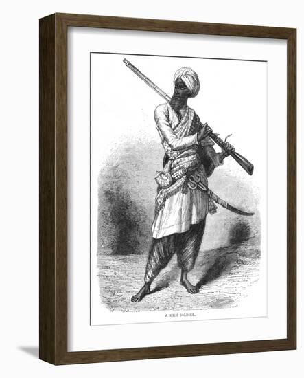 'A Sikh Soldier', c1880-Unknown-Framed Giclee Print