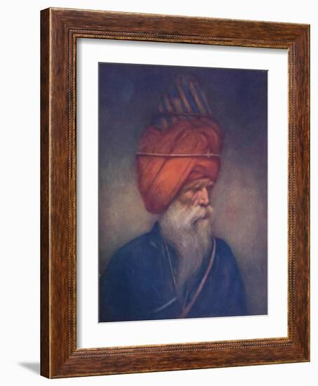 'A Sikh Spear-bearer', 1903-Mortimer L Menpes-Framed Giclee Print